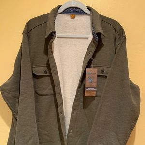 Free shipping- Mens XL Button Up sweater